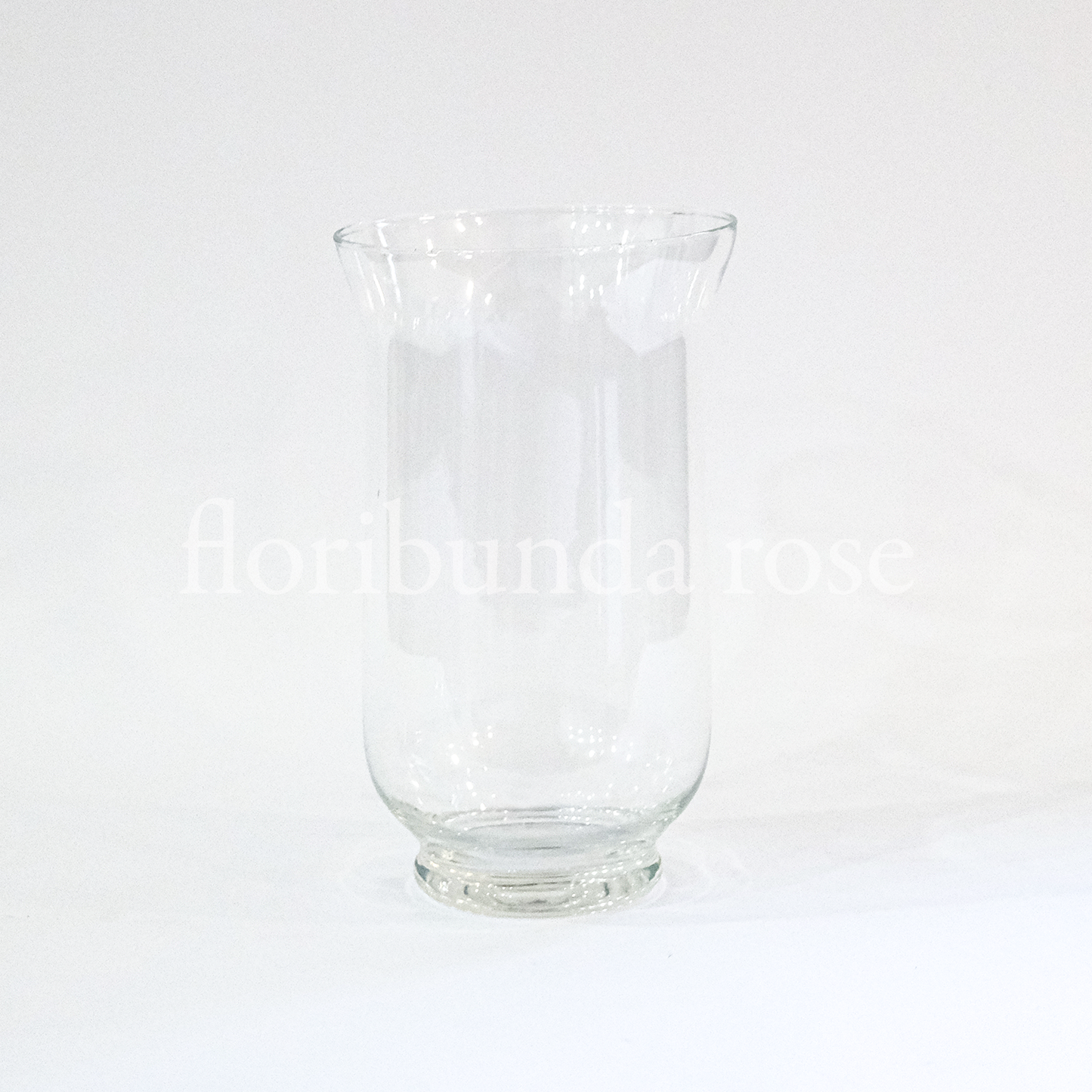 Tall Glass Hurricane Vase