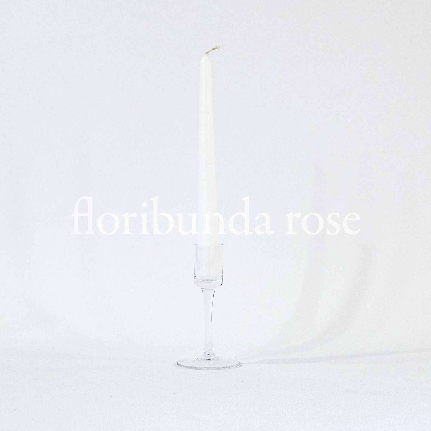 Tall Glass Candlestick Holder