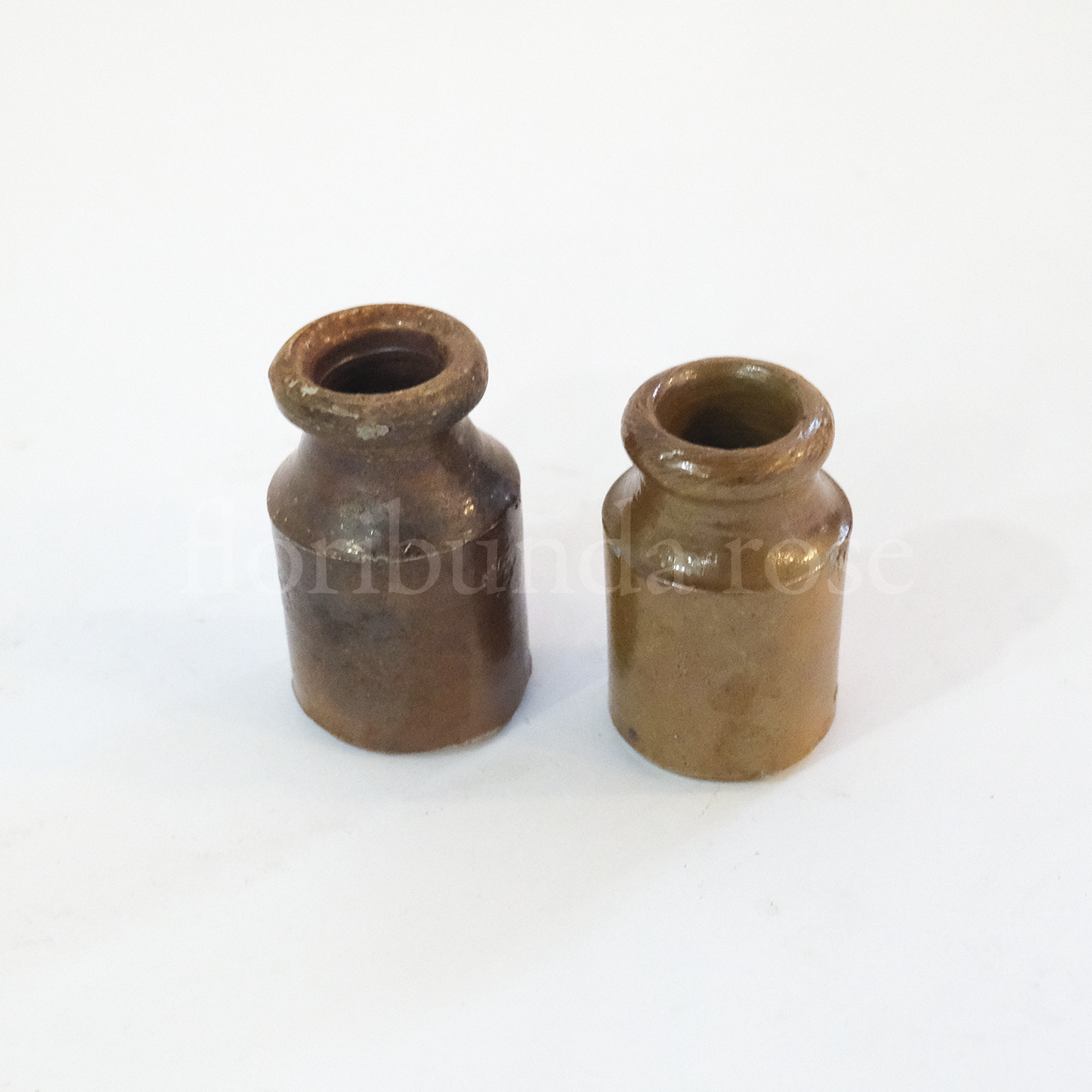 Small Vintage Saltglaze Bottle Vase