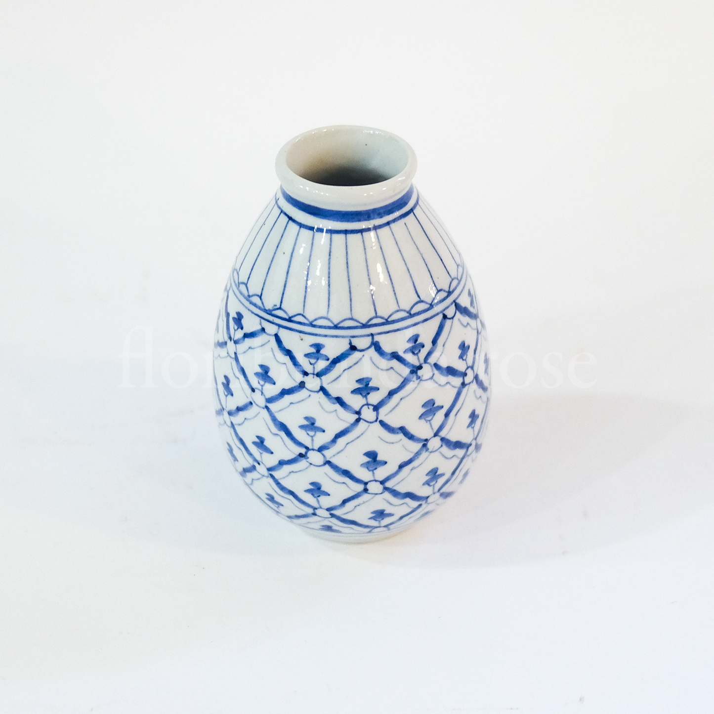 Vintage Blue & White Vase