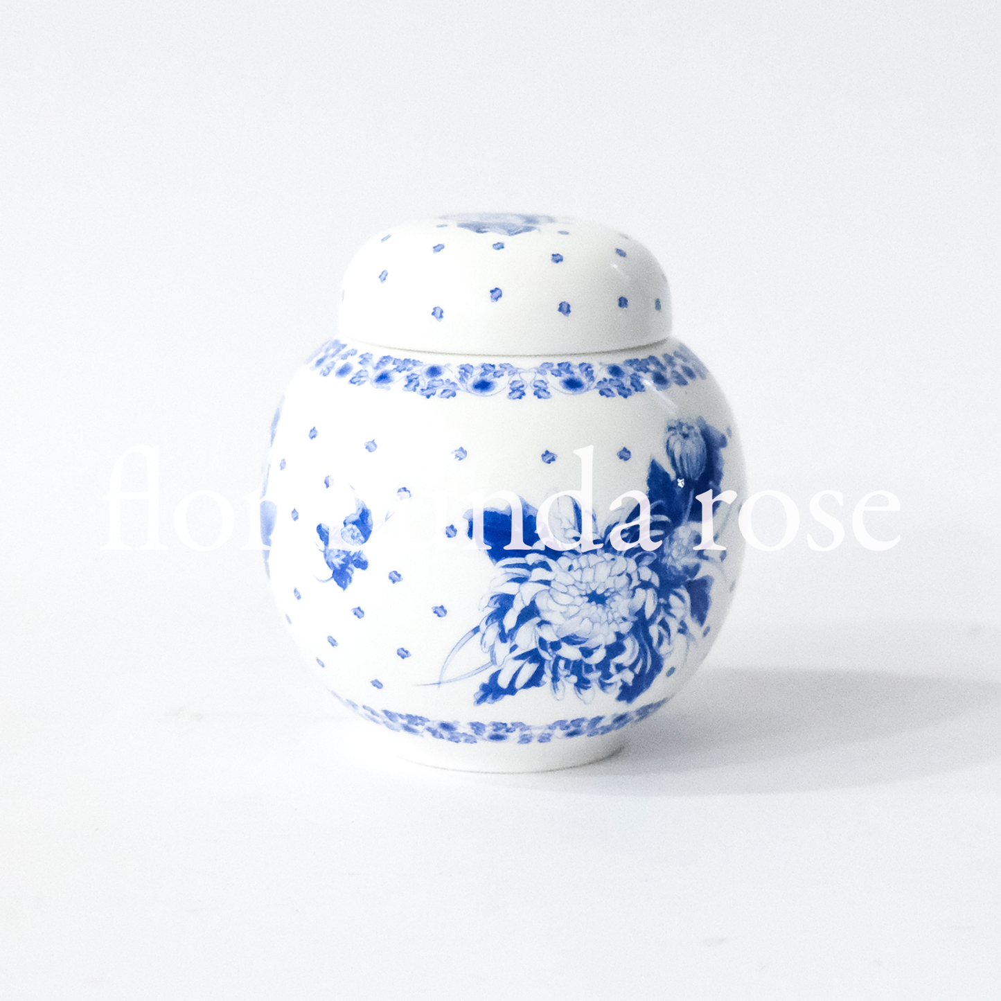 Blue & White mid sized Ginger Jar/Vase
