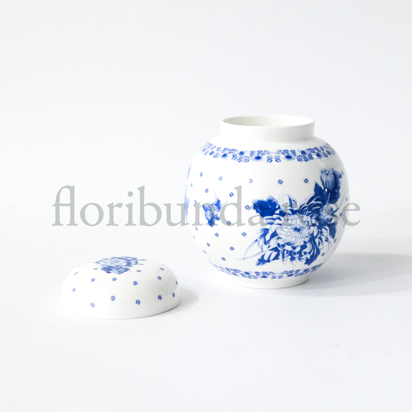 Blue & White mid sized Ginger Jar/Vase