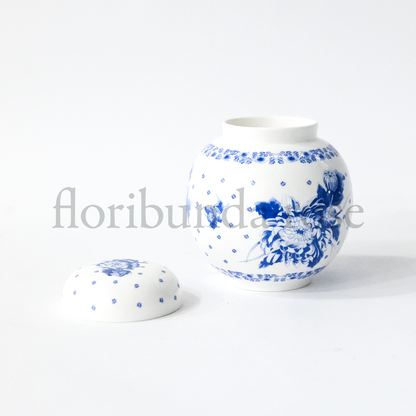 Blue & White mid sized Ginger Jar/Vase