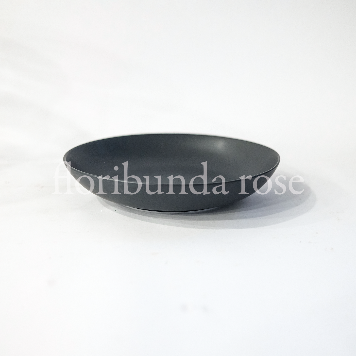 Black Ceramic Bowl Wide