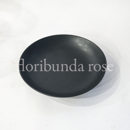 Black Ceramic Bowl Wide
