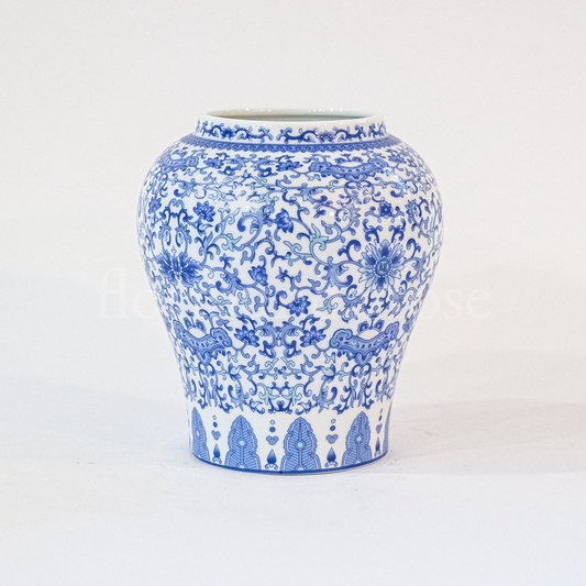 Blue & White Ginger Jar Vase