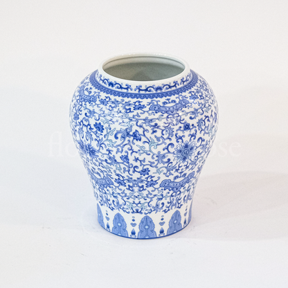 Blue & White Ginger Jar Vase