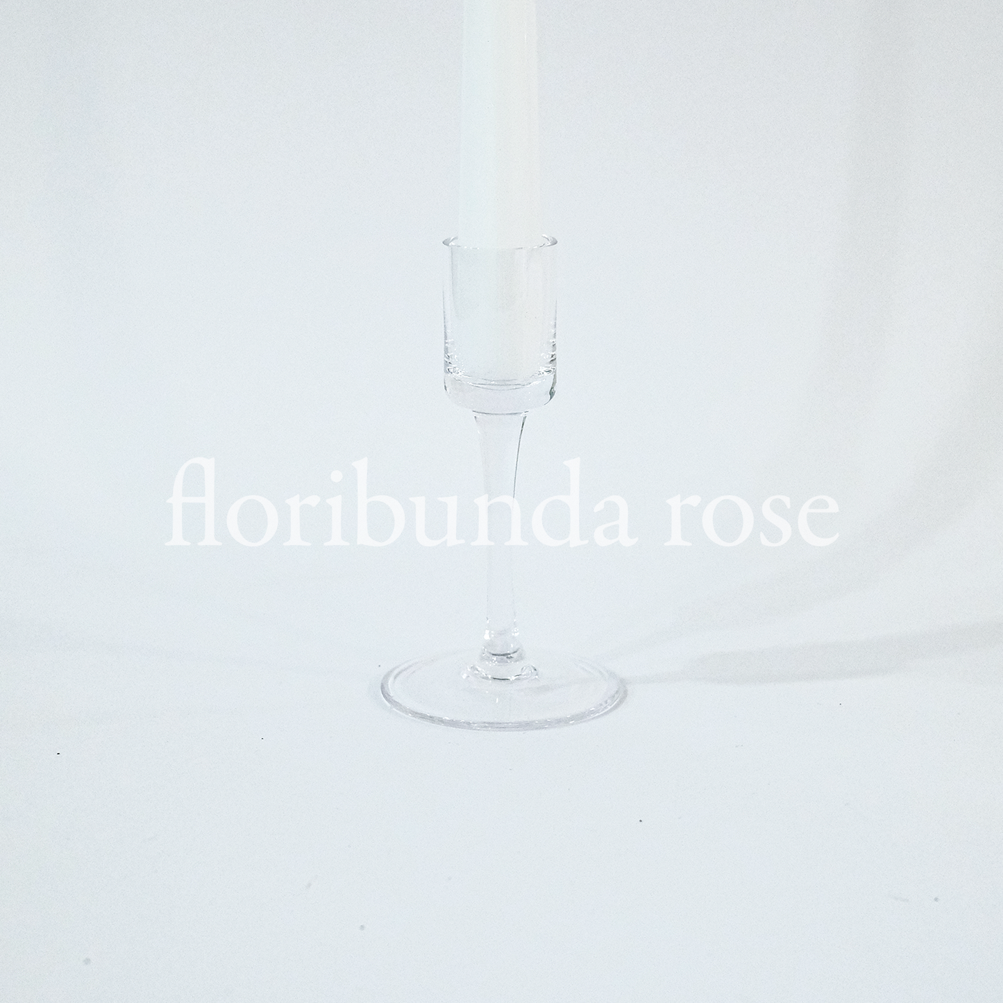 Tall Glass Candlestick Holder