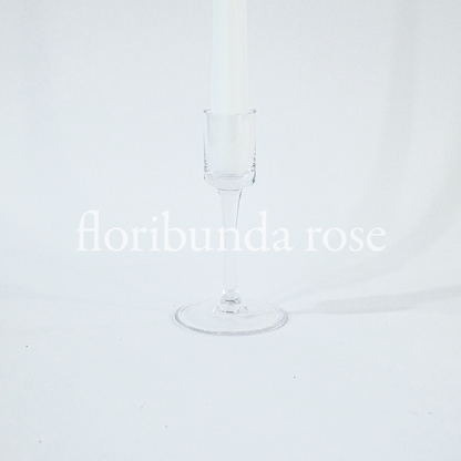 Tall Glass Candlestick Holder