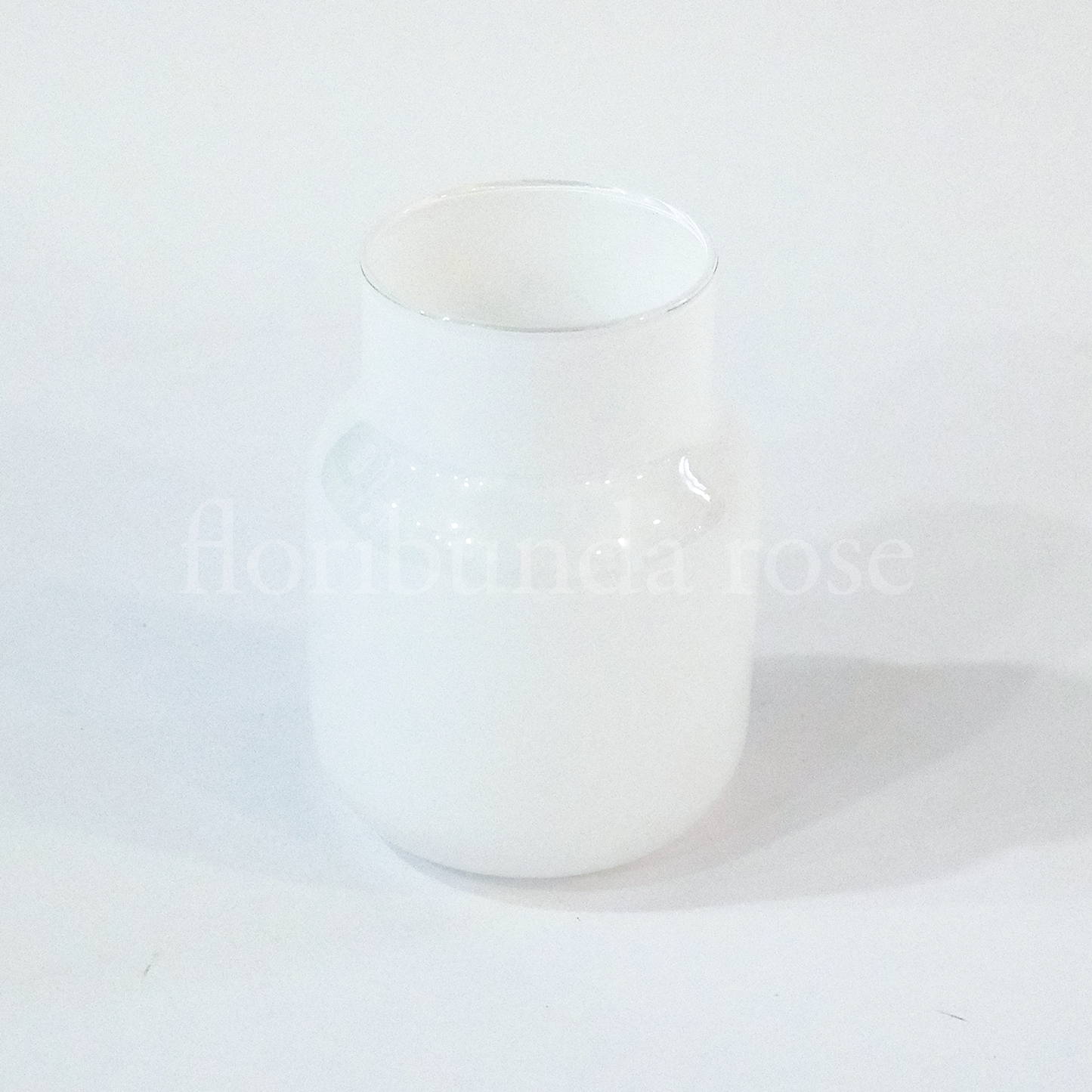 White Glass Bud Vase
