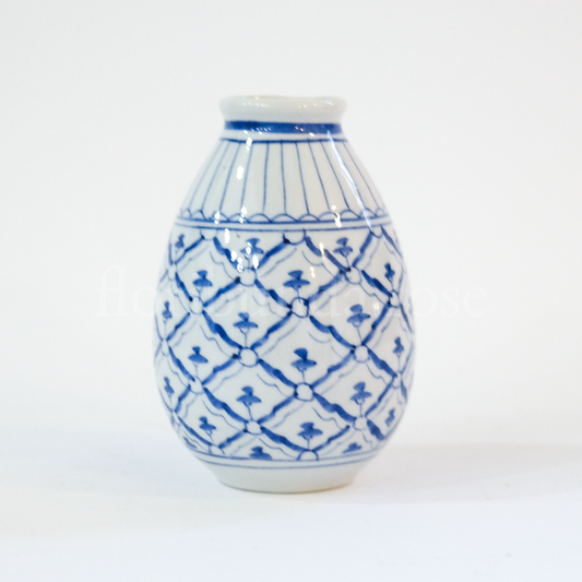 Vintage Blue & White Vase