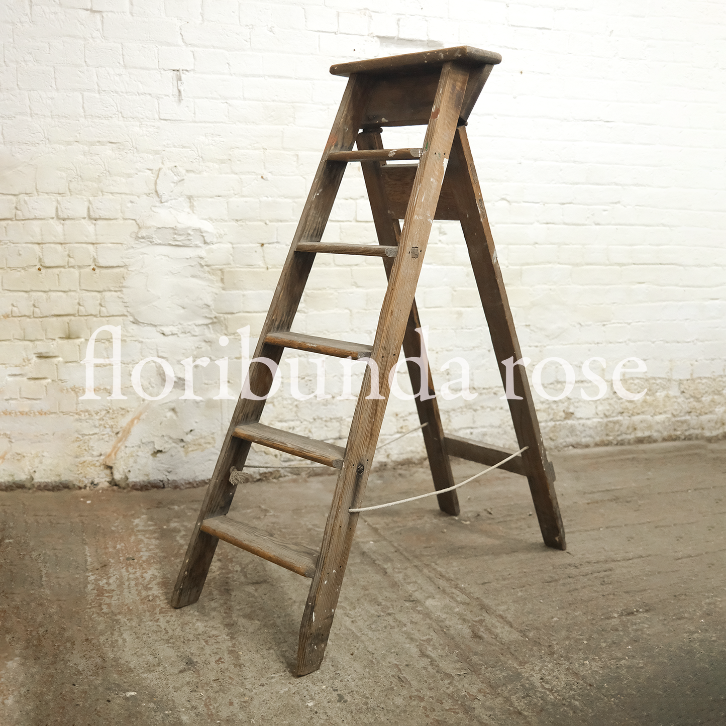 Vintage A Frame Decorative Ladder Style C
