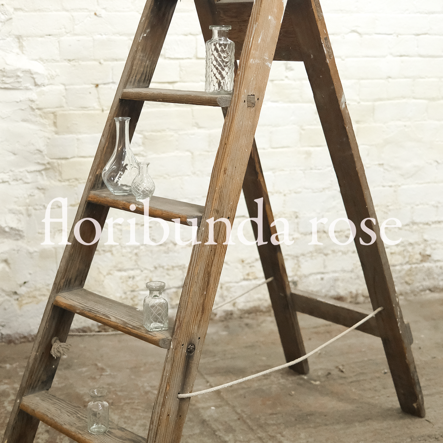 Vintage A Frame Decorative Ladder Style C